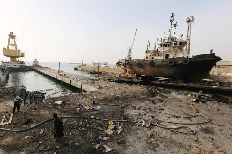 A UN-brokered ceasefire in 2018 had ended fighting over Hodeidah, Yemens main entry point for commercial imports and aid flows