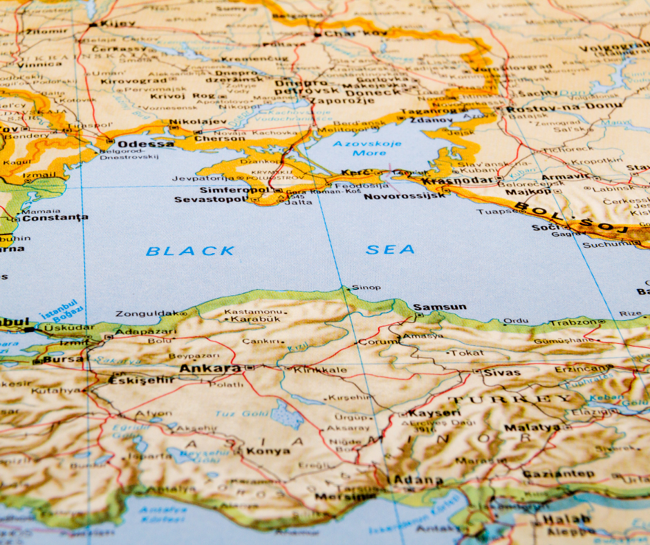 Black Sea Region on Map