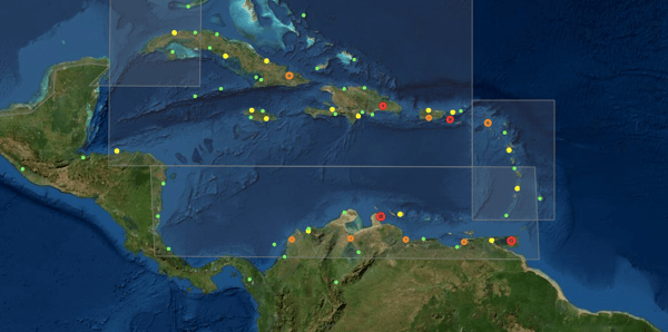 Caribbean Incidents - 6mnth period