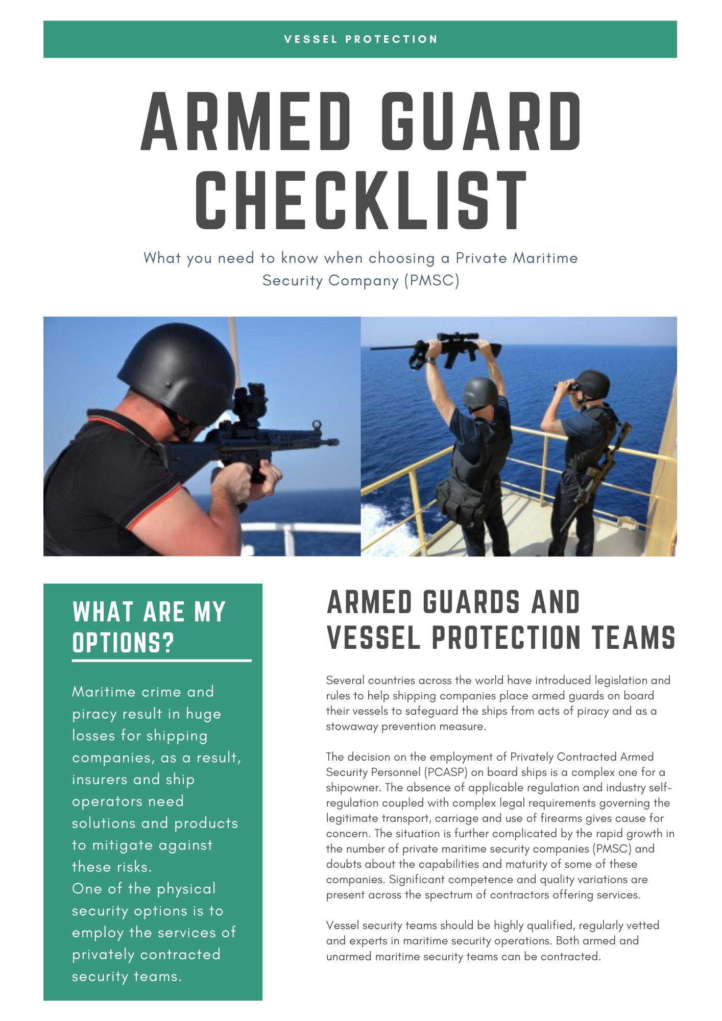 DG Armed Guard Checklist PMSC Download V.1