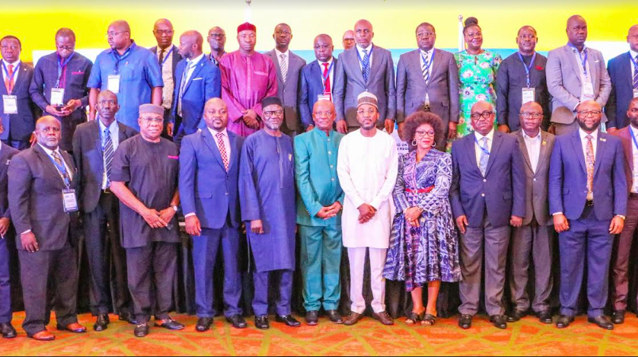 Participants at the the opening ceremony of the IMO Abuja MoU workshop for heads of maritime administrations in the West and Central Africa region in Lagos on Monday.