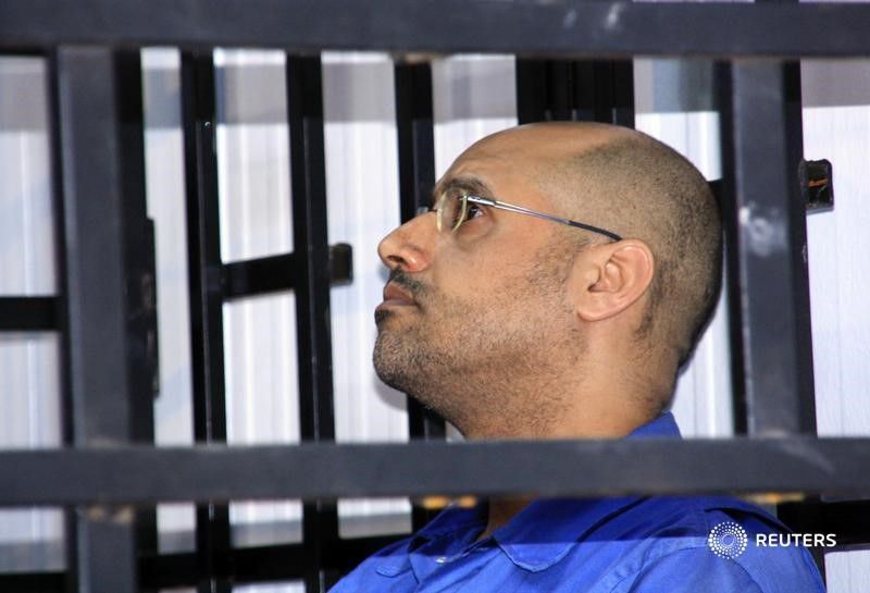 Saif al-Islam Gaddafi, son of late Libyan leader Muammar Gaddafi.