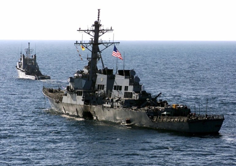 The USS Cole destroyer is being sent to the UAE following a string of attacks by Houthi rebels.