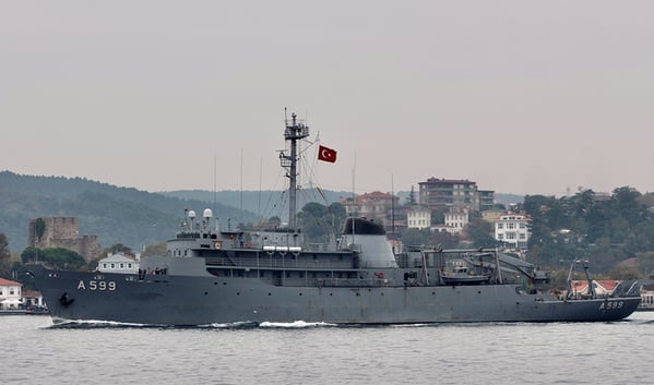 Turkish Navy research vessel TCG Cesme