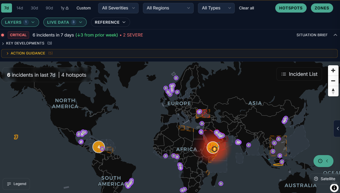 Map with Hotspots