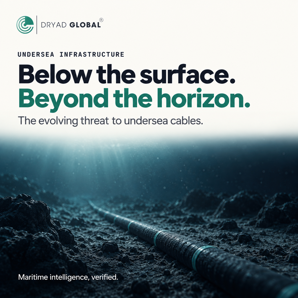 For maritime businesses, our assessment is that seabed infrastructure belongs within broader operational resilience planning. 